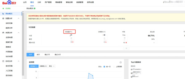 揭秘：網(wǎng)站瀏覽量在哪里看？